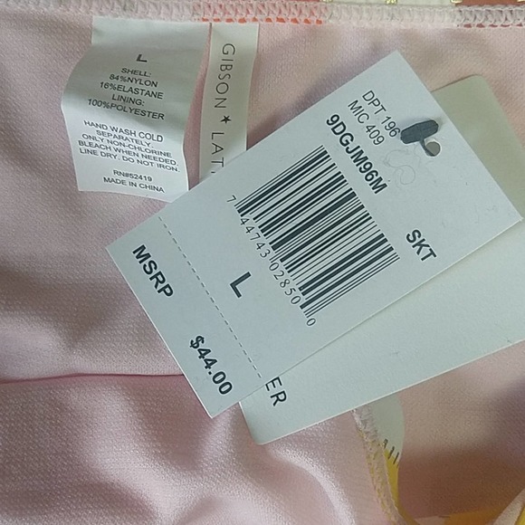 Gibson Latimer Nostalgia Stripe Bikini Bottom XL - Picture 8 of 9